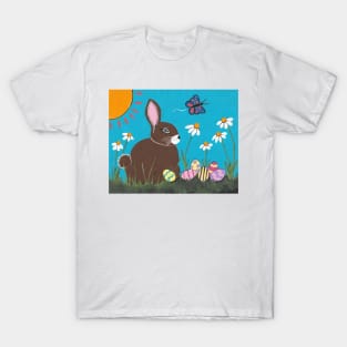EASTER Bunny Rabbit Painting T-Shirt
